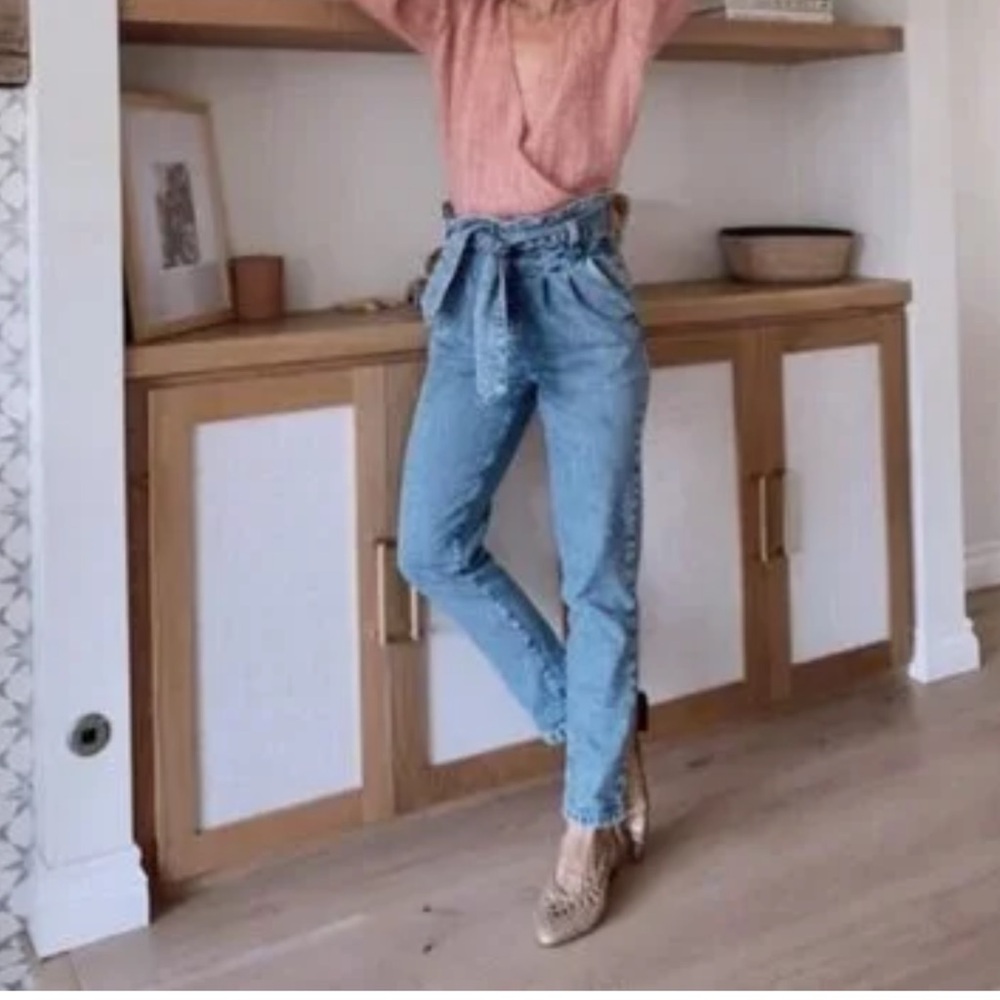 Sezane Paperbag Jeans Size 38 FR/ 6US